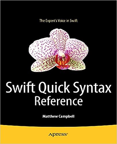 Swift Quick Syntax Reference Book Image